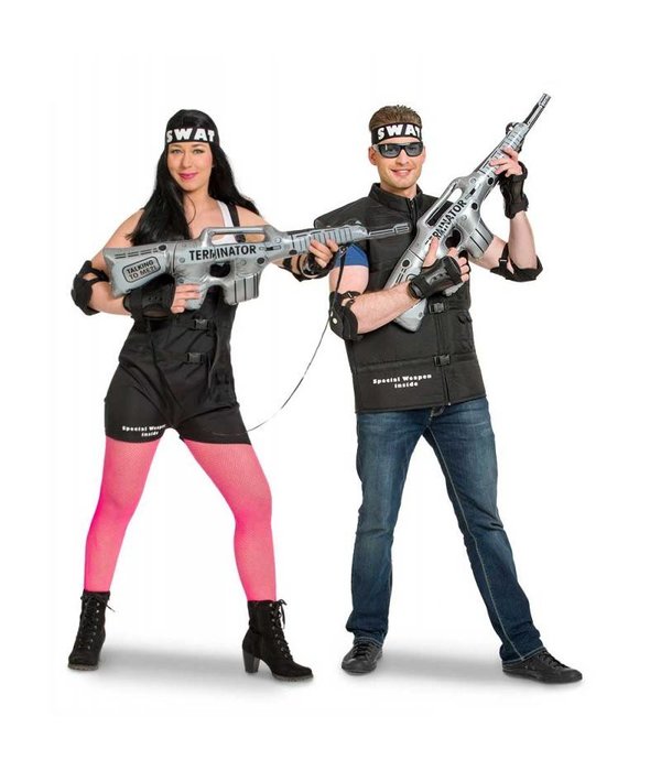 SWAT Kostuum Vrouw 3-delig