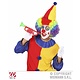 Trompet clown met geluid plastic