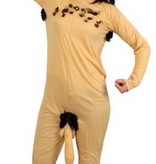 Naakt kostuum man Adam zoekt Eva