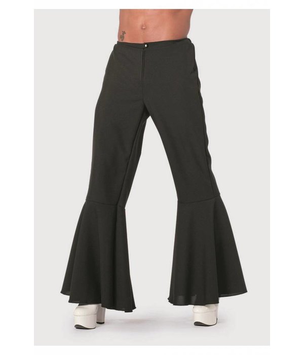 Hippie broek zwart bi-stretch man