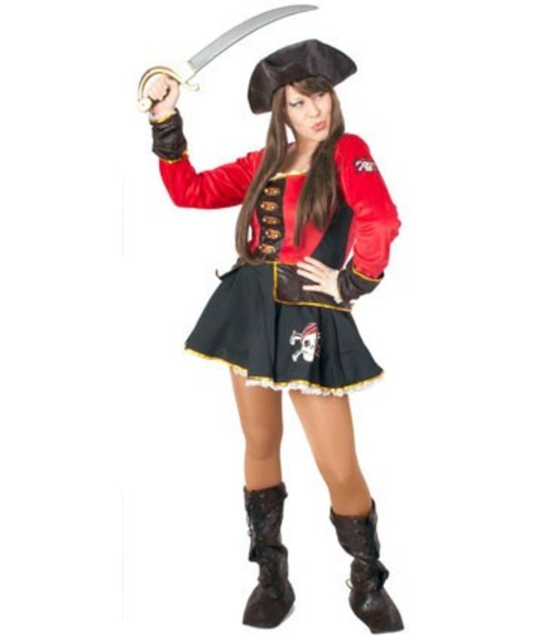 Sexy Piraten vrouw 3-delig