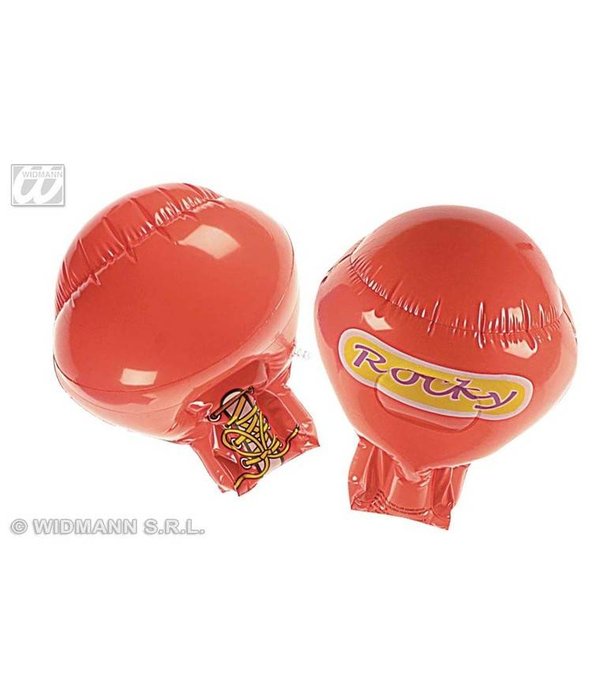 Opblaasbare bokshandschoenen rood