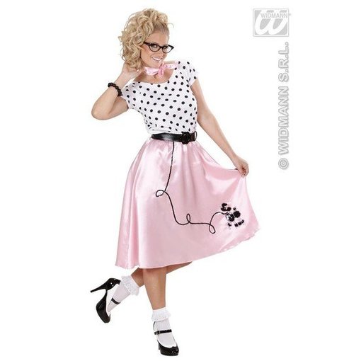Poedelmeisje 50's kostuum