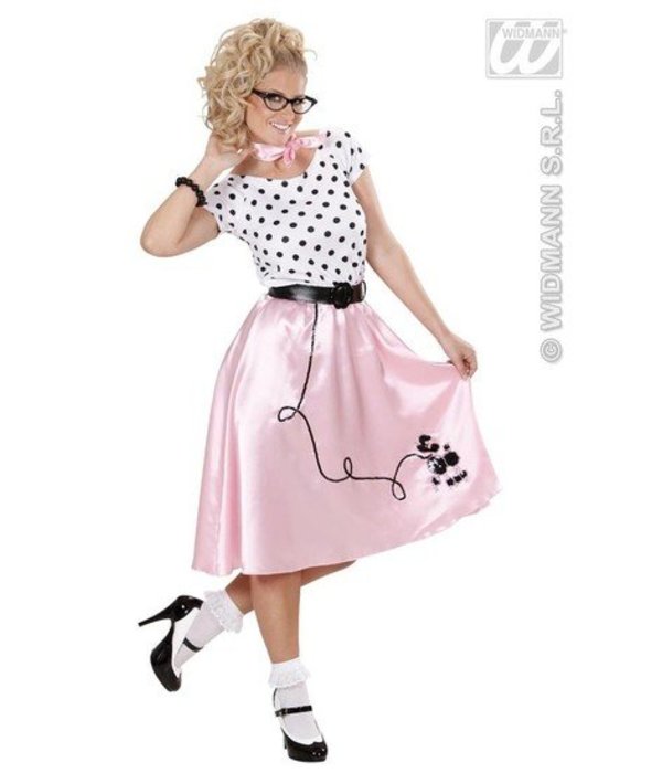 Poedelmeisje 50's kostuum