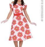 50's bloemetjes jurk