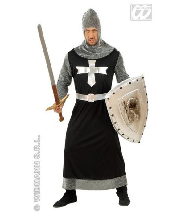 Ridder donkere strijder pak