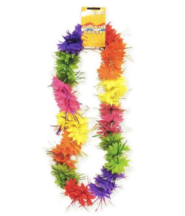 Tropical Hawaiikrans met tinsels