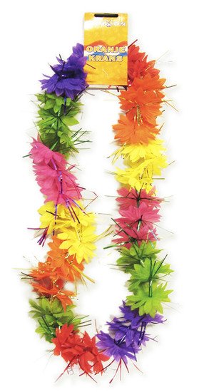 Tropical Hawaiikrans met tinsels