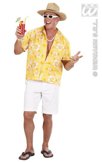 Hawaii blouse geel afbeelding