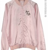 Dames jasje satijn pink lady