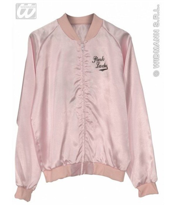 Dames jasje satijn pink lady