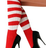 Kniekousen rood/wit