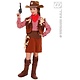Cowboy kostuum meisje deluxe