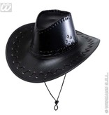 Cowboyhoed lederlook met decoratie