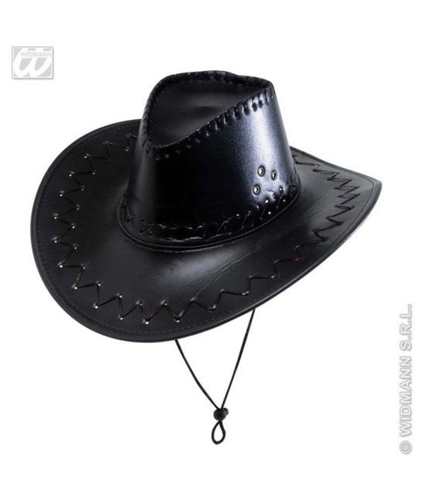 Cowboyhoed lederlook met decoratie