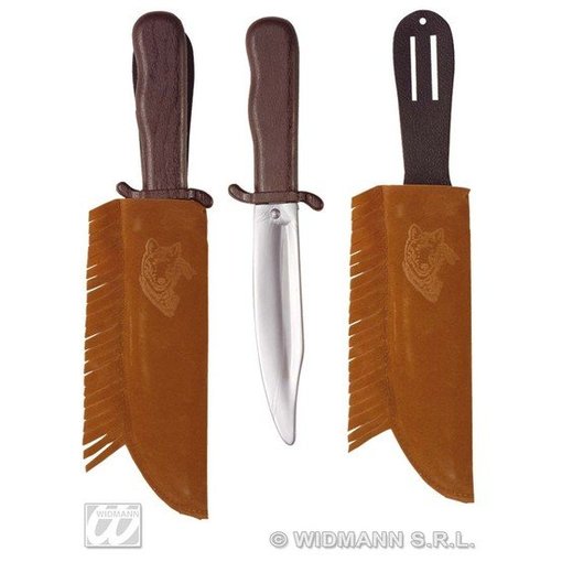 Indianenmes met suede schede