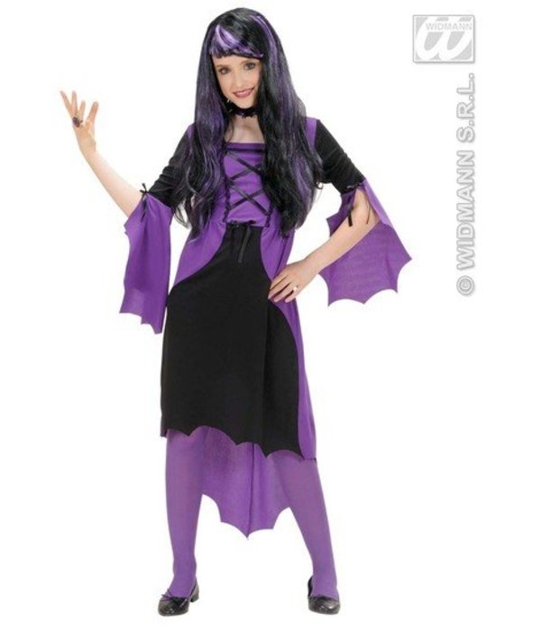 Paarse vampier meisje