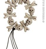Armband met schedels en botten