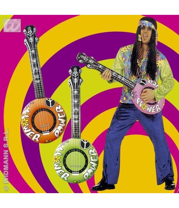 Opblaasbare Flower Power Banjo