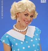 Pruik Audrey blond