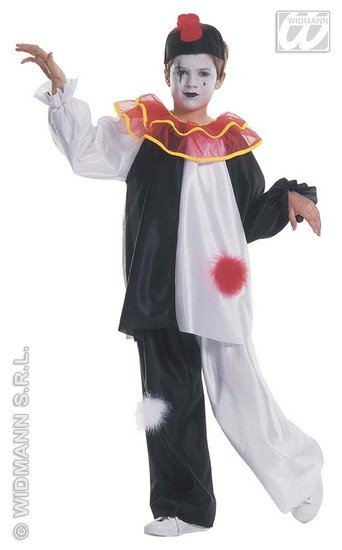 Pierrot kostuum kind Whitey afbeelding