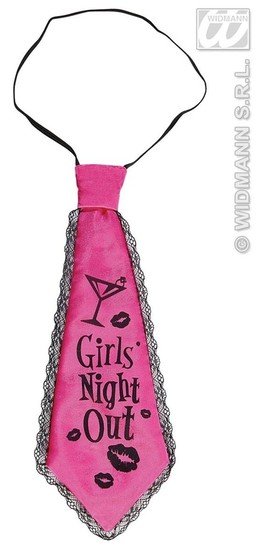 Stropdas satijn &apos;girls night out&apos; afbeelding