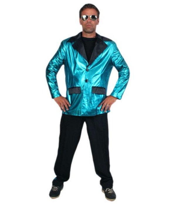 Smoking feest 2-delig turquoise