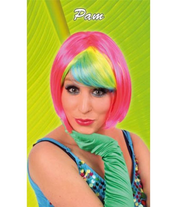 Pruik kort bobline Pam