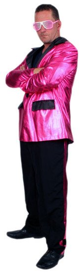 Partykostuum Pink Shiny afbeelding