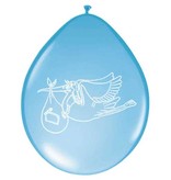 Ballonnen geboorte blauw