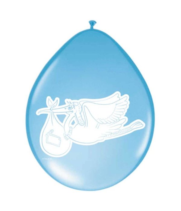 Ballonnen geboorte blauw