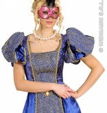 Glitter oogmasker met stenen roze