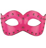 Oogmasker fluor roze