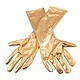 Handschoenen Metallic Goud