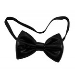 Strikje Metallic Zwart