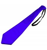 Stropdas metallic blauw