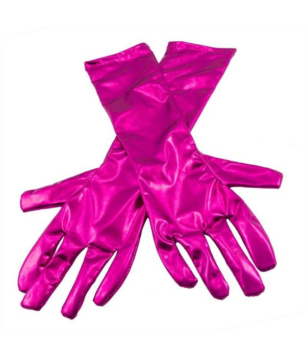 Handschoenen Metallic Magenta