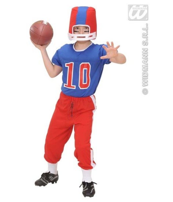 American Football speler kind kostuum