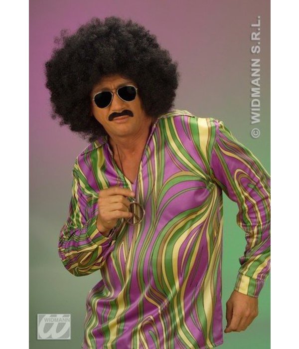 Pruik Afro Jason extra krul Elite