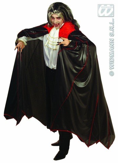 Dracula cape Vampier met kraag 150cm