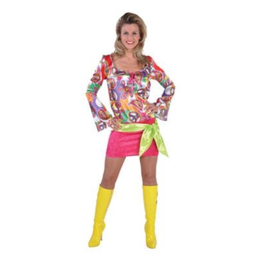 70's Flower Power jurk elite