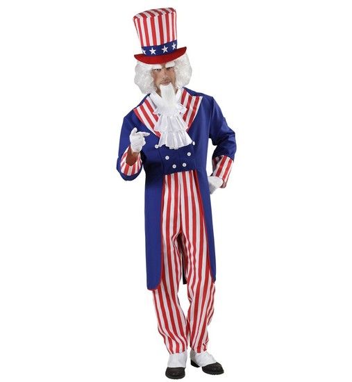America Uncle Sam kostuum afbeelding