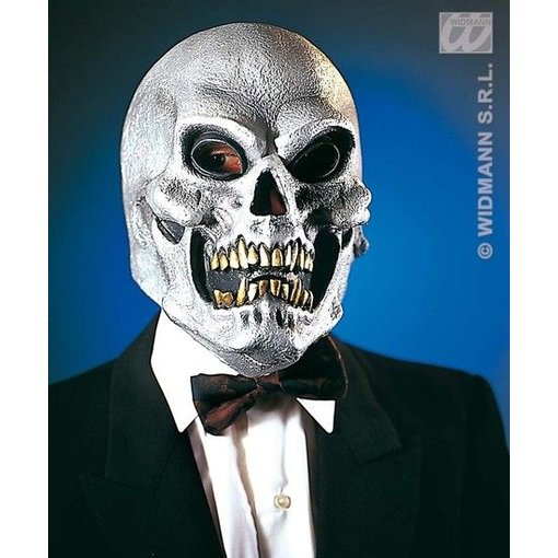 Masker Schedel zilver