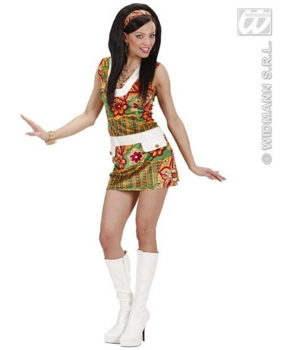 Sexy 60's mode meisje kostuum