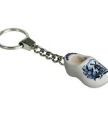 Sleutelhanger 1 klompje Delftsblauw Tulp 4cm