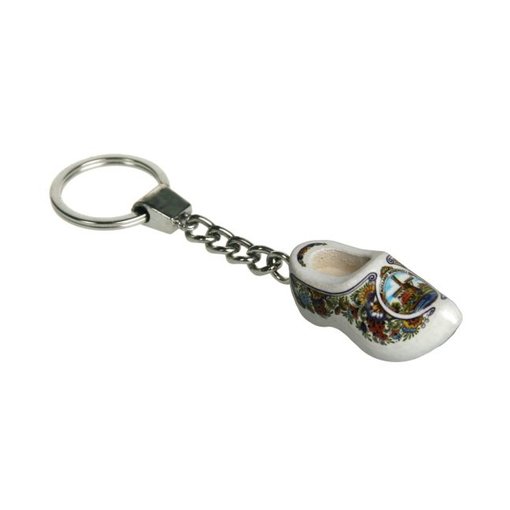 Sleutelhanger 1 klompje Poly molen 4 cm