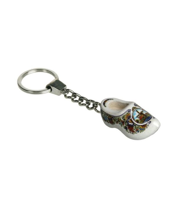 Sleutelhanger 1 klompje Poly molen 4 cm