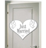 Deurbord Just Married