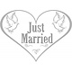 Deurbord Just Married