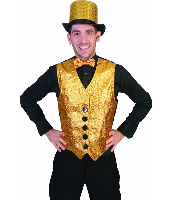 Gouden gilet Show heren